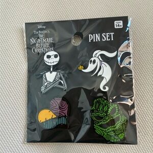 Nightmare Before Christmas 4 Pack Pin Set